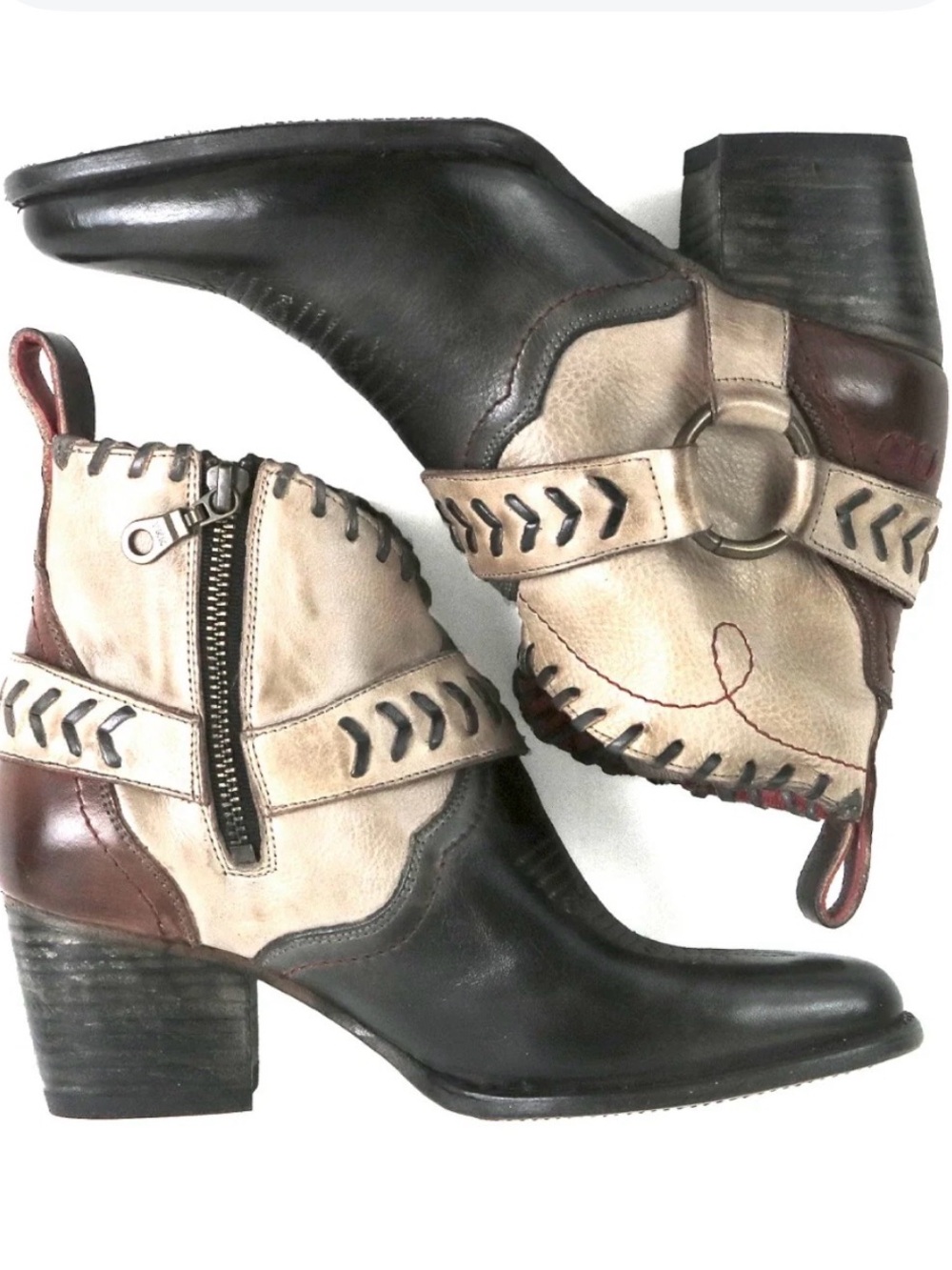 Bed Stu Tania Ankle Boots in Starry Night Rustic Size 7